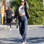 Kendall Jenner Shows Off Her Toned Midriff Lunching With Fai Khadra