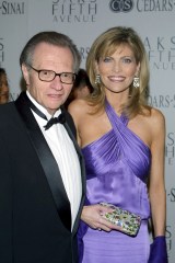 LARRY KING & WIFE SHAUN.
THE COURAGE AWARD, SPONSORED BY SAKS FIFTH AVENUE AND CEDARS-SINAI, AT THE REGENT BEVERLY WILSHIRE HOTEL, LOS ANGELES AMERICA - 27 MAR 2001