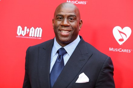 Ervin "Magic" Johnson attends the 12th Annual MusiCares MAP Fund Benefit Concert held at The Novo by Microsoft, in Los Angeles
12th Annual MusiCares MAP Fund Benefit Concert - Arrivals, Los Angeles, USA