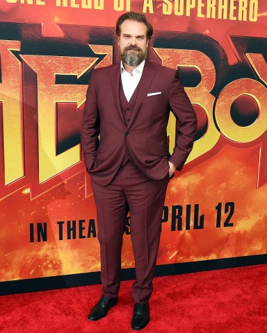 David Harbour
'Hellboy' special film screening, Arrivals, New York, USA - 09 Apr 2019
