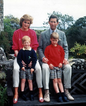 Princess Diana, Prince Charles, Prince William and Prince Harry
Princess Diana, Prince Charles and sons on holiday, Scilly Isles, Britain - 1989