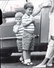 Prince William Early Life June 1987 With Brother Harry At Smiths Lawn Guards Polo Club Windsor ...royalty 
Prince William Early Life June 1987 With Brother Harry At Smiths Lawn Guards Polo Club Windsor ...royalty