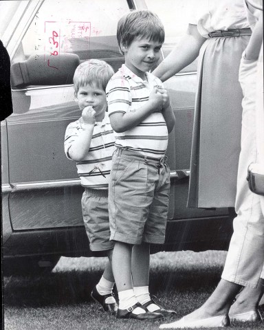 Prince William Early Life June 1987 With Brother Harry At Smiths Lawn Guards Polo Club Windsor ...royalty 
Prince William Early Life June 1987 With Brother Harry At Smiths Lawn Guards Polo Club Windsor ...royalty