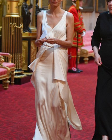Rose Hanbury (left) arrives at the State Banquet at Buckingham Palace, London, on day one of US President Donald Trump's three day state visit to the UKUS President Donald Trump state visit to London, UK - 03 Jun 2019