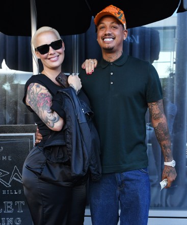Amber Rose and Alexander Edwards Amber Rose and Alexander Edwards are on the road, Los Angeles, USA - Sep 25, 2019