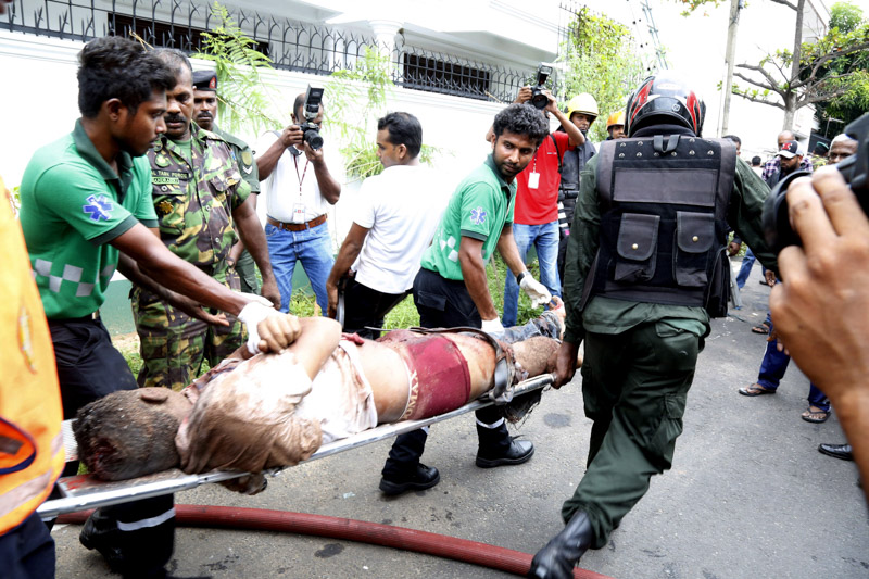 Multiple blasts in Sri Lanka on Easter Sunday, Colombo - 21 Apr 2019