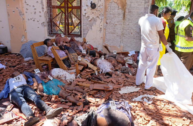 Multiple blasts in Sri Lanka, Colombo - 21 Apr 2019