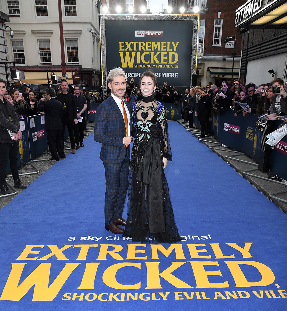 'Extremely Wicked, Shockingly Evil and Vile' film premiere, London, UK - 24 Apr 2019