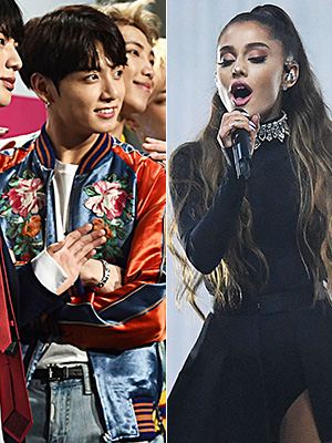 Ariana Grande Jungkook Selfie