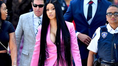 Cardi B Goes To Court In Pink Suit With Matching Nails In NYC – Pic –  Hollywood Life