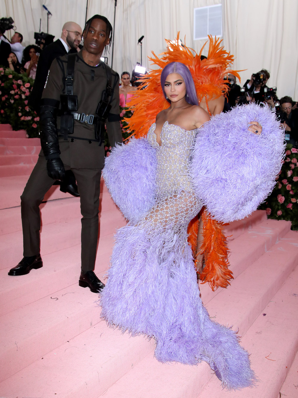 Kylie Jenner and Travis ScottCostume Institute Benefit celebrating the opening of Camp: Notes on Fashion, Arrivals, The Metropolitan Museum of Art, New York, USA - 06 May 2019