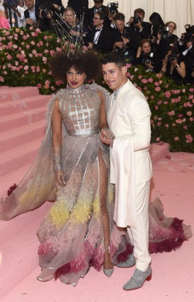 Priyanka Chopra and Nick Jonas
Costume Institute Benefit celebrating the opening of Camp: Notes on Fashion, Arrivals, The Metropolitan Museum of Art, New York, USA - 06 May 2019