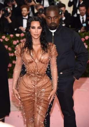 Kim Kardashian West and Kanye West
Costume Institute Benefit celebrating the opening of Camp: Notes on Fashion, Arrivals, The Metropolitan Museum of Art, New York, USA - 06 May 2019