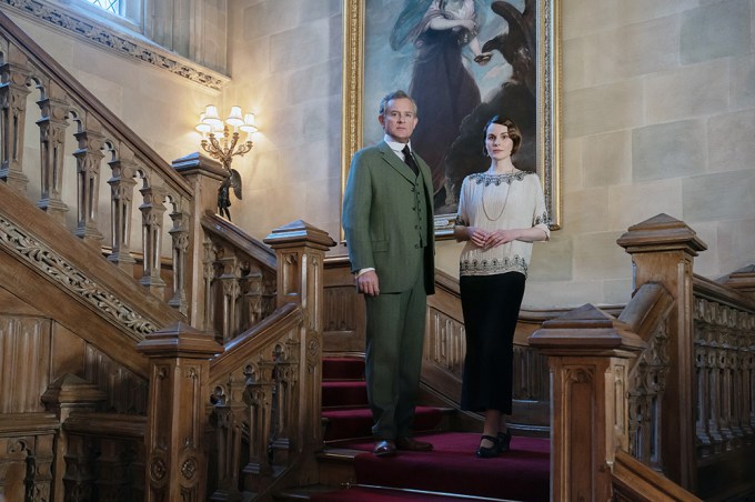 Hugh Bonneville & Michelle Dockery in ‘Downton Abbey 2’