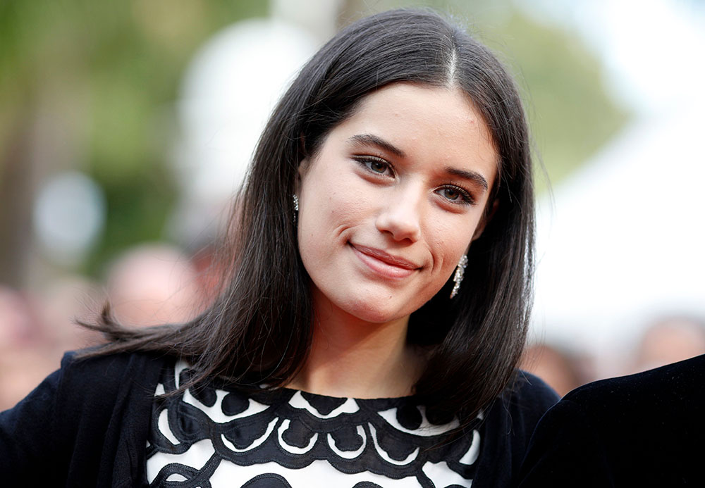 Ella Bleu Travolta arrives for the screening of 'Solo: A Star Wars Story' during the 71st annual Cannes Film Festival, in Cannes, France, 15 May 2018.