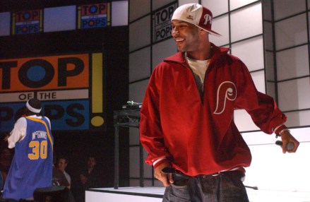 Joe Budden appears on the television show "Top of the Pops" at BBC TV Studios in London, Wednesday, June 18, 2003. (AP Photo/Mark Allan)