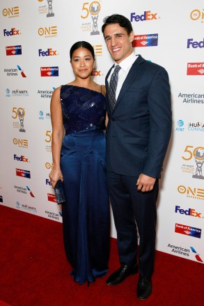 Gina Rodriguez and Joe LoCicero
50th NAACP Image Awards Non-Televised Dinner, Arrivals, The Beverly Hilton, Beverly Hills, USA - 29 Mar 2019