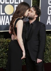 Alaina Meyer (L) and Johnny Galecki arrives for the 76th annual Golden Globe Awards ceremony at the Beverly Hilton Hotel, in Beverly Hills, California, USA, 06 January 2019.
Arrivals - 76th Golden Globe Awards, Beverly Hills, USA - 06 Jan 2019