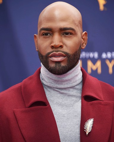 Karamo Brown arrives at night two of the Creative Arts Emmy Awards at The Microsoft Theater, in Los Angeles
2018 Creative Arts Emmy Awards - Arrivals - Night Two, Los Angeles, USA - 09 Sep 2018