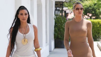 Kim and Khloe Kardashian