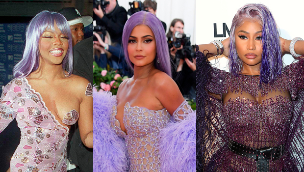 Kylie Jenner S Purple Hair At Met Gala Is Compared To Lil Kim And More