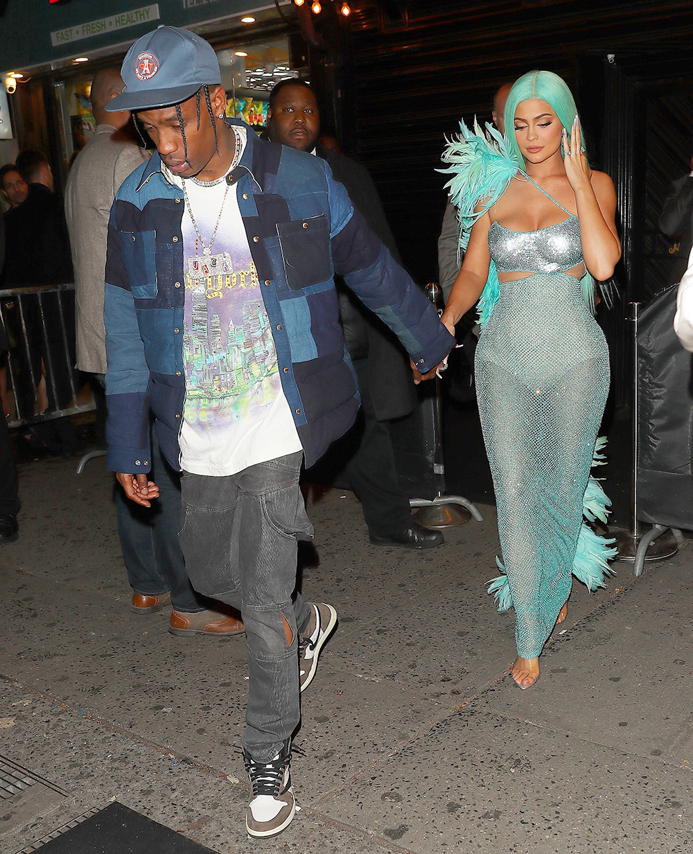 Kylie Jenner And Travis Scott Leave Met Gala After Party At Up And Down In NYC