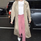 Karlie Kloss  is seen at The Mark hotel in New York