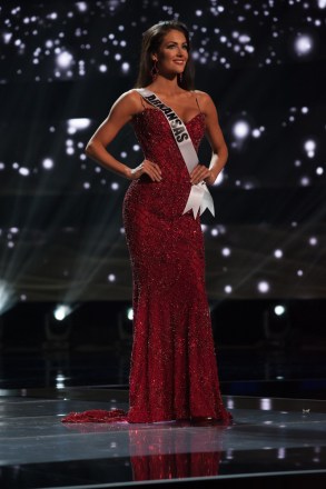 Savannah Skidmore, Miss Arkansas USA 2019, competes on stage in her evening gown during the MISS USA® Preliminary Competition at Grand Sierra Resort and Casino’s (GSR) Grand Theatre on Monday, April 29. The Miss USA contestants have spent the last week touring, filming, rehearsing and preparing to compete for the Miss USA crown in Reno Tahoe. Tune in to the 2019 MISS USA® Competition at 8:00 PM ET on Thursday, May 2, live on FOX from Reno Tahoe to see who will become the next Miss USA. HO/The Miss Universe Organization