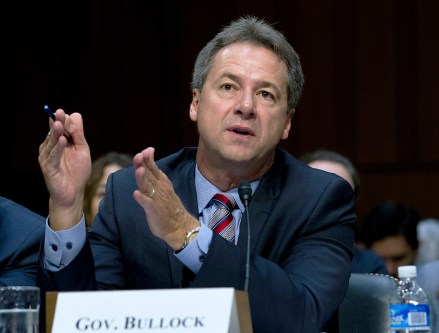 Montana Governor Steve Bullock speaks at the Senate Health, Education, Labor, and Pensions Committee hearing to discuss ways to stabilize health insurance markets?, on Capitol Hill in Washington
Congress Health Overhaul, Washington, USA - 07 Sep 2017