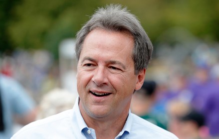 Montana Gov. Steve Bullock walks down the main concourse during a visit to the Iowa State Fair, in Des Moines, Iowa
Montana Governor Iowa, Des Moines, USA - 16 Aug 2018