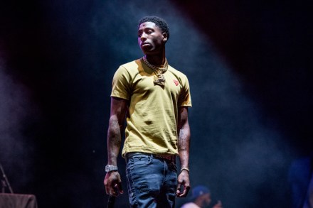 NBA YoungBoy performs at the Lil' WeezyAna Fest at Champions Square on Friday, Aug. 25, 2017, in New Orleans. (Photo by Amy Harris/Invision/AP)