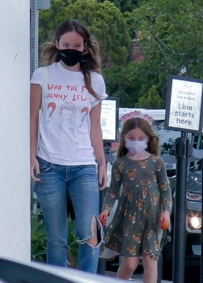 Olivia Wilde takes her daughter Daisy out for ice cream