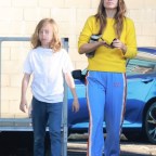 *EXCLUSIVE* Olivia Wilde spends time with her son at ice cream parlor followed by soccer practice