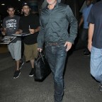 Brad Pitt at LAX International Airport, Los Angeles, USA - 21 Jun 2016