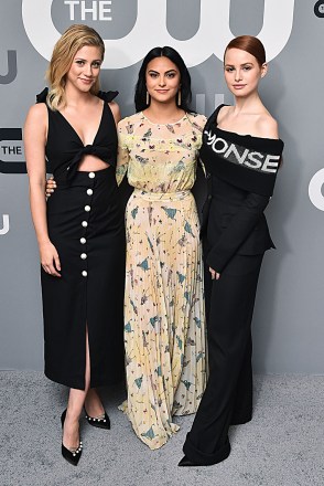 Lili Reinhart, Camila Mendes and Madeleine Mantock
The CW Network Upfront Presentation, Arrivals, New York, USA - 17 May 2018