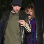 Robert Pattinson and Suki Waterhouse leaving the Chiltern Firehouse at 215am