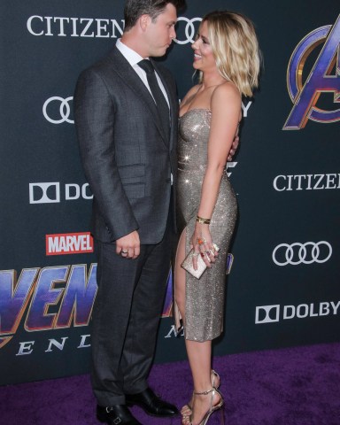 Scarlett Johansson and Colin Jost'Avengers: Endgame' Film Premiere, Arrivals, LA Convention Center, Los Angeles, USA - 22 Apr 2019