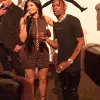 Travis Scott Celebrates His Birthday With Girlfriend Kylie Jenner At Universal Studios Los Angeles