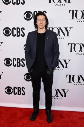 NEW YORK, NEW YORK - MAY 01: Adam Driver attends The 73rd Annual Tony Awards Meet The Nominees Press Day at Sofitel New York on May 01, 2019 in New York City. (Photo by Ilya S. Savenok/Getty Images for Tony Awards Productions)