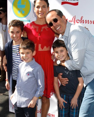 Jessica Seinfeld and Jerry Seinfeld with their children 2013 Baby Buggy Bedtime Bash, New York, America - 05 Jun 2013