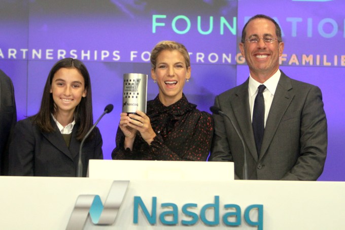 Jerry Seinfeld & Family Celebrate The Opening NASDAQ Bell