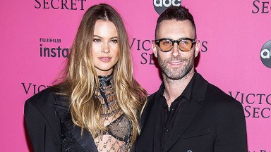 Behati Prinsloo & Adam Levine on the red carpet