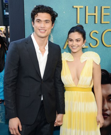 Charles Melton dan pacarnya Camila Mendes pemutaran perdana film 'The Sun Is Also A Star', Los Angeles, AS - 13 Mei 2019