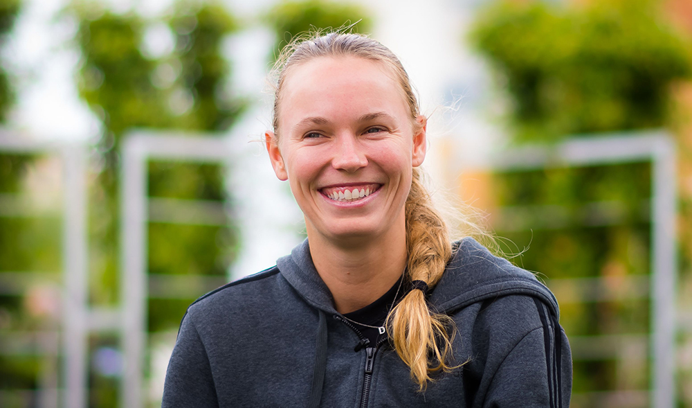 Caroline Wozniacki of Denmark during a video shoot
Italian Open tennis tournament, Rome, Italy - 13 May 2019