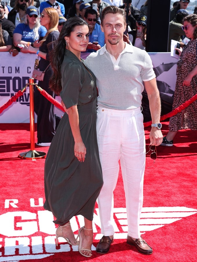 Hayley Erbert & Derek Hough At The Premiere Of ‘Top Gun: Maverick’