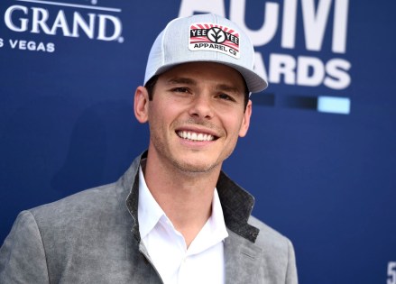 Granger Smith arrives at the 54th annual Academy of Country Music Awards at the MGM Grand Garden Arena, in Las Vegas
54th Annual Academy of Country Music Awards - Arrivals, Las Vegas, USA - 07 Apr 2019