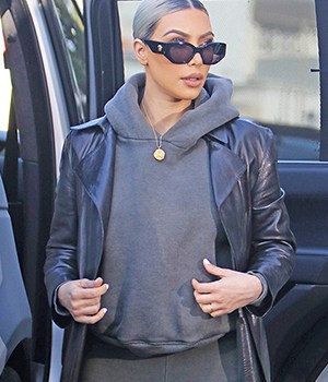 Kim Kardashian In Sweatpants & Sweatshirts & Still Looking Sexy