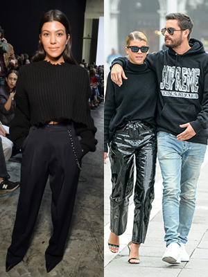 Kourtney Kardashian Sofia Richie Scott Disick