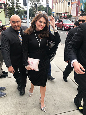 Lisa Vanderpump at a Pride event