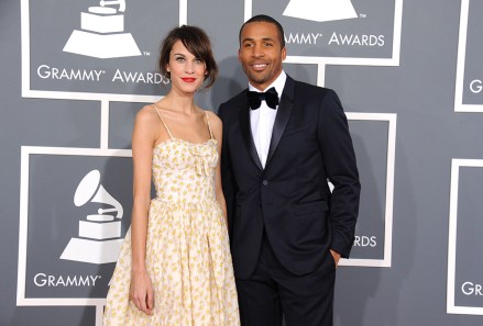Alexa Chung, left, and Matte Babel arrive at the 55th annual Grammy Awards, in Los Angeles
2013 Grammy Awards Arrivals, Los Angeles, USA
